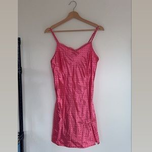 Y2K POLKA DOT SLIP DRESS